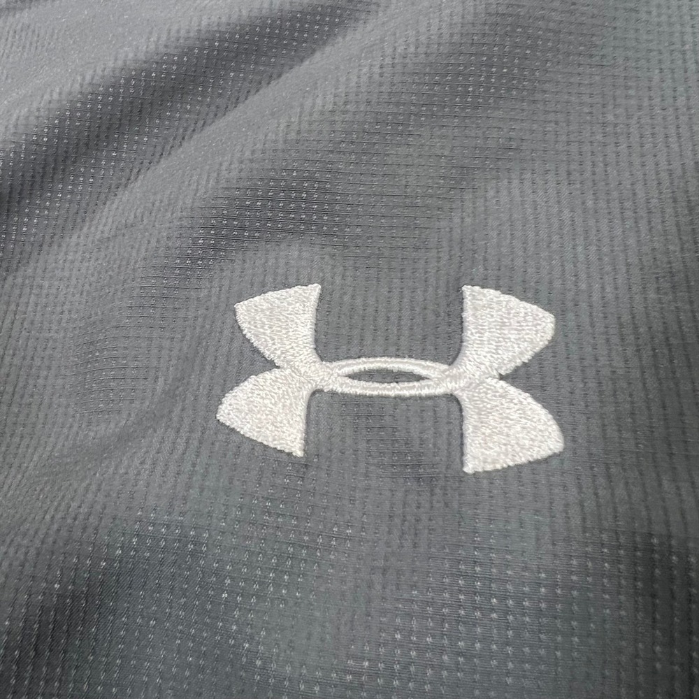 UNDER ARMOUR Pullover Mens Medium Grey Los Altos Football Quarter Zip - Picture 3 of 16